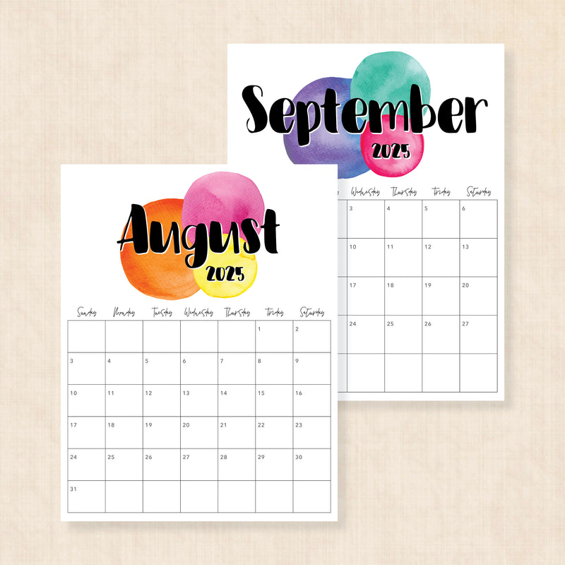 2025 Calendar
