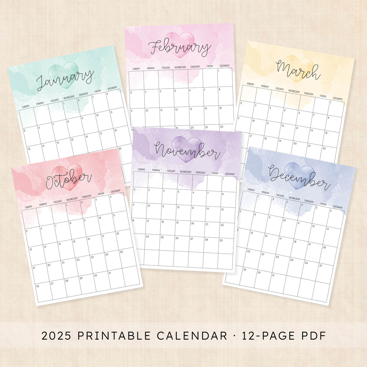 2025 calendar