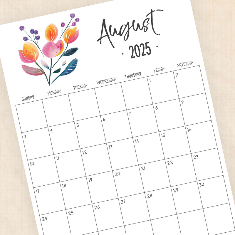 2025 Calendar