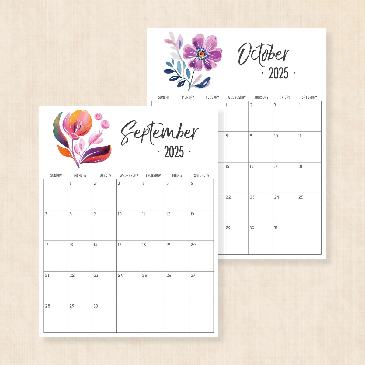 2025 Calendar