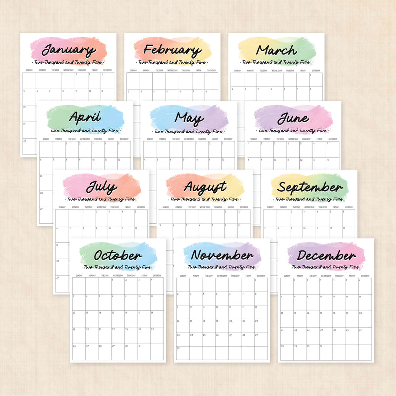 Printable 2025 Calendar