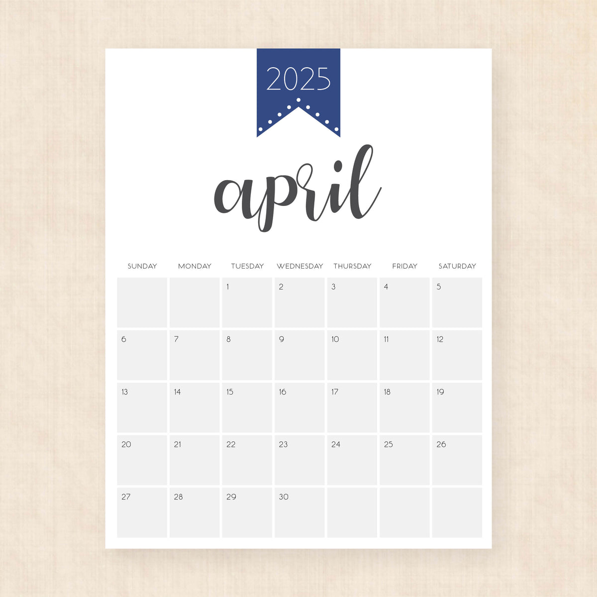 Printable 2025 Calendar