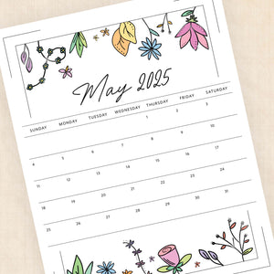 2025 Calendar