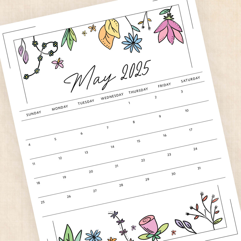 2025 Calendar