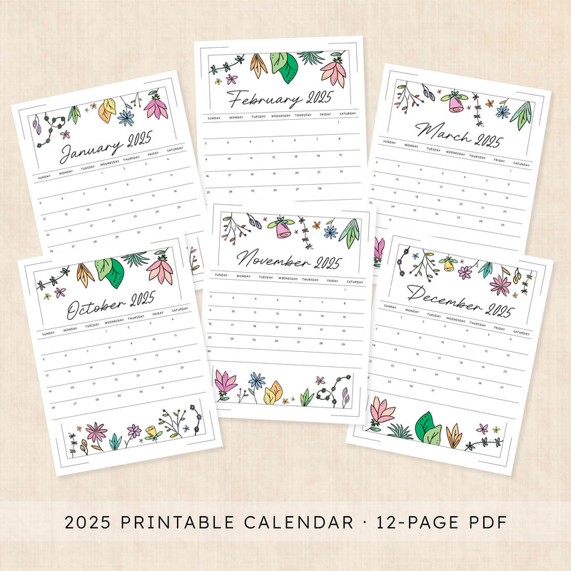 2025 Calendar