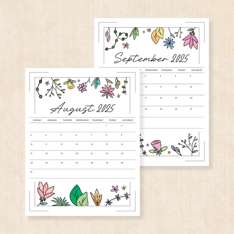 2025 Calendar