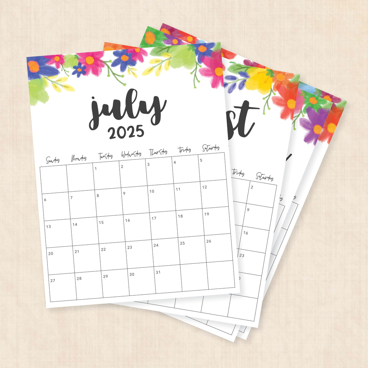 2025 Calendar