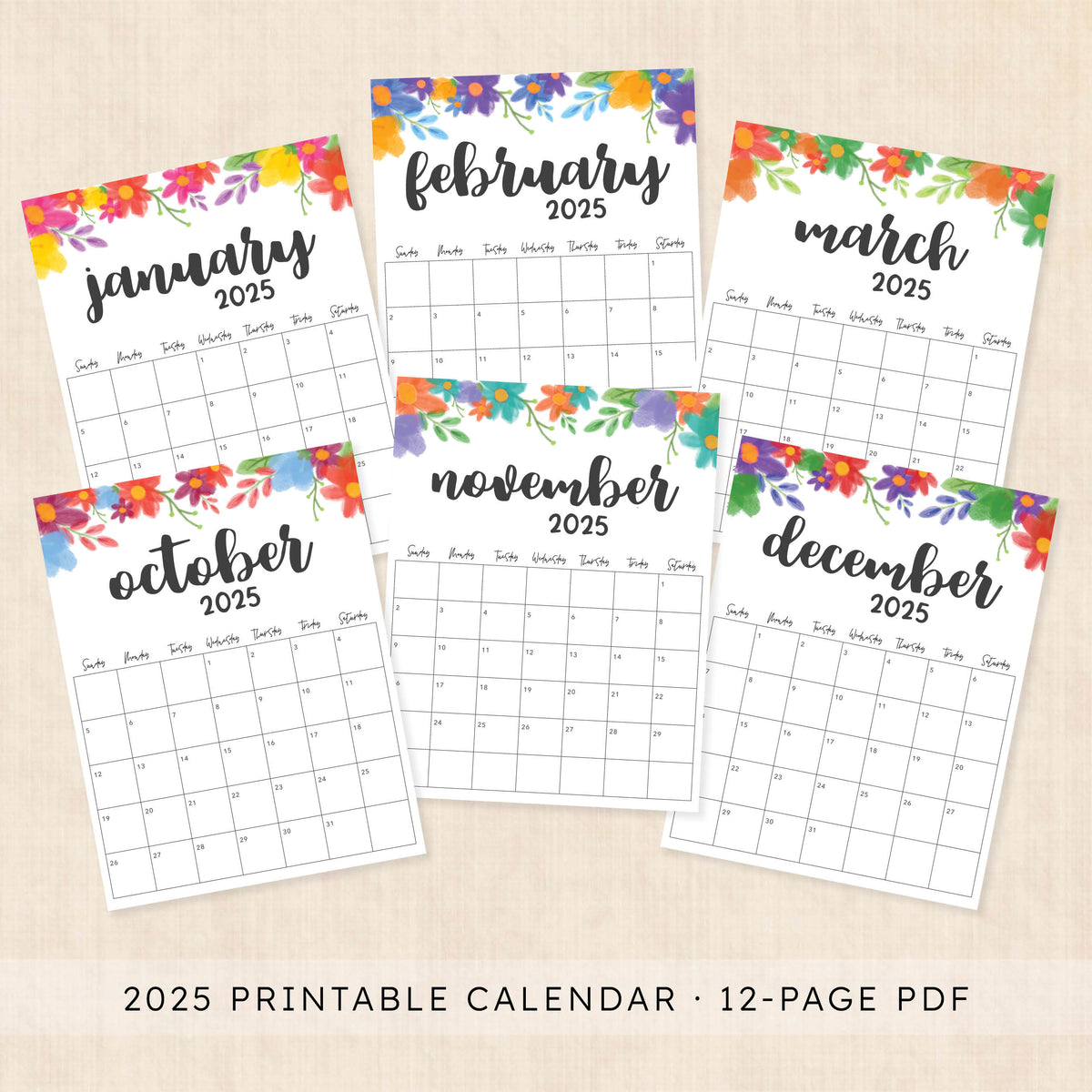 2025 Calendar