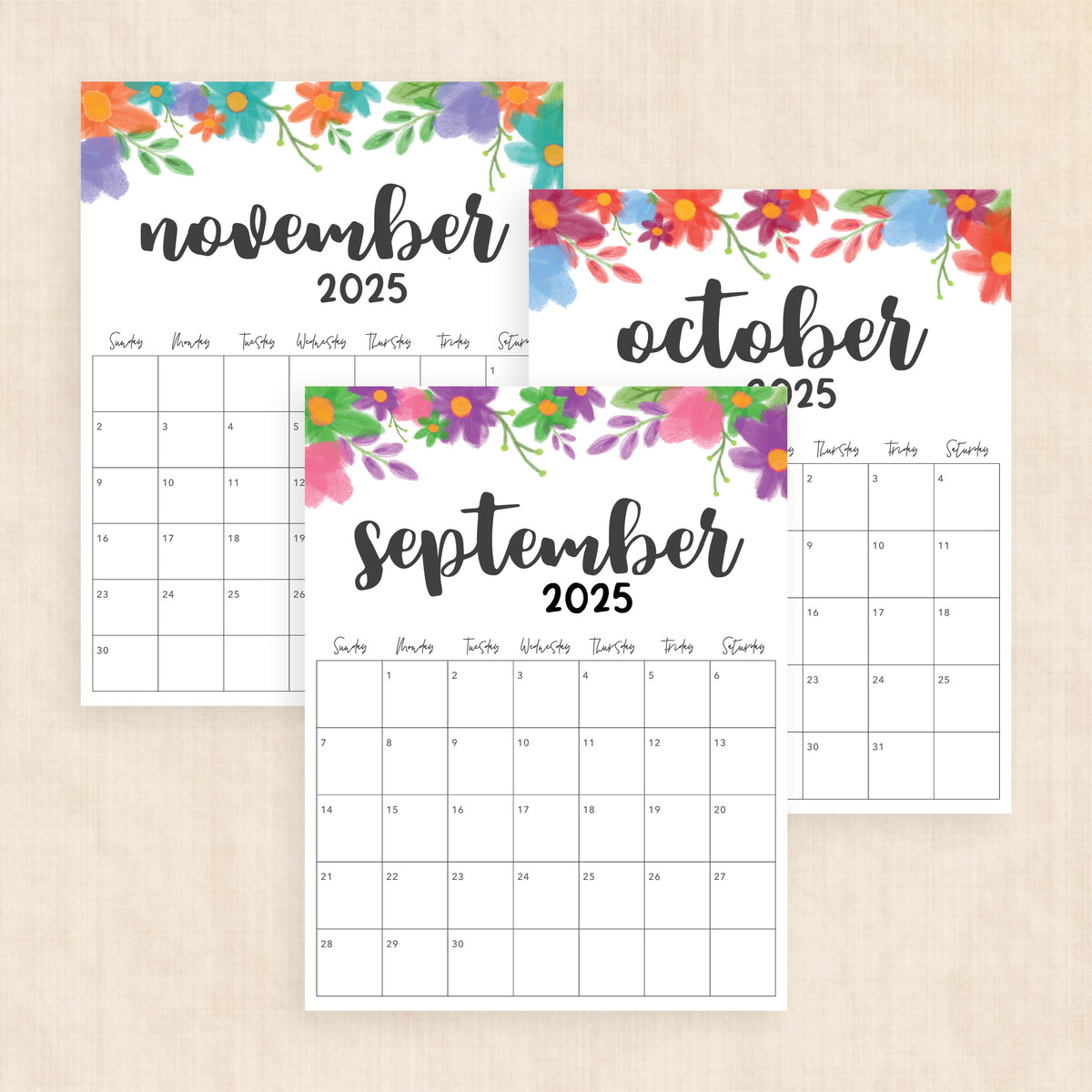 2025 Calendar