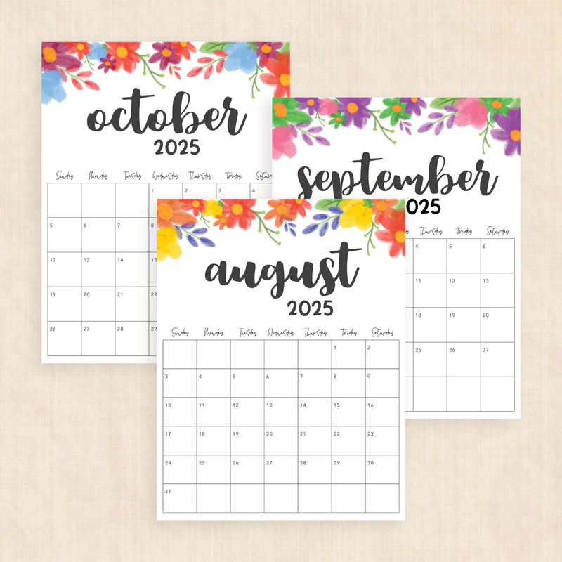 2025 Calendar