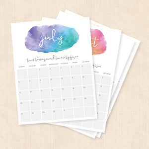 2025 Calendar
