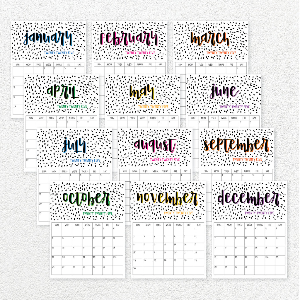 Printable 2025 Calendar