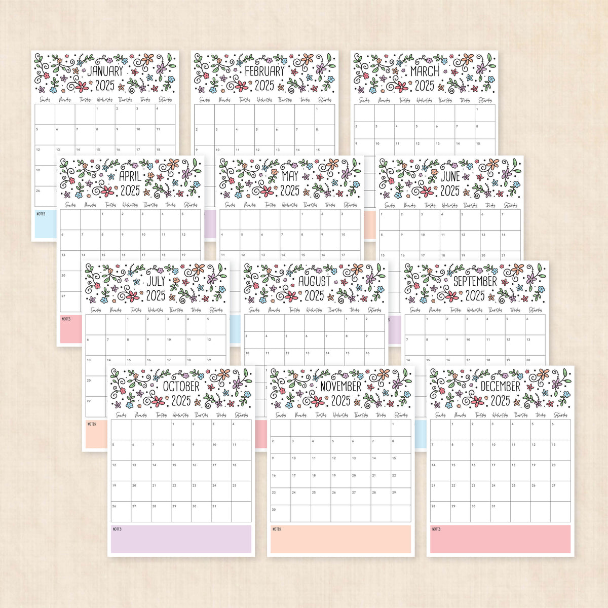 2025 Calendar