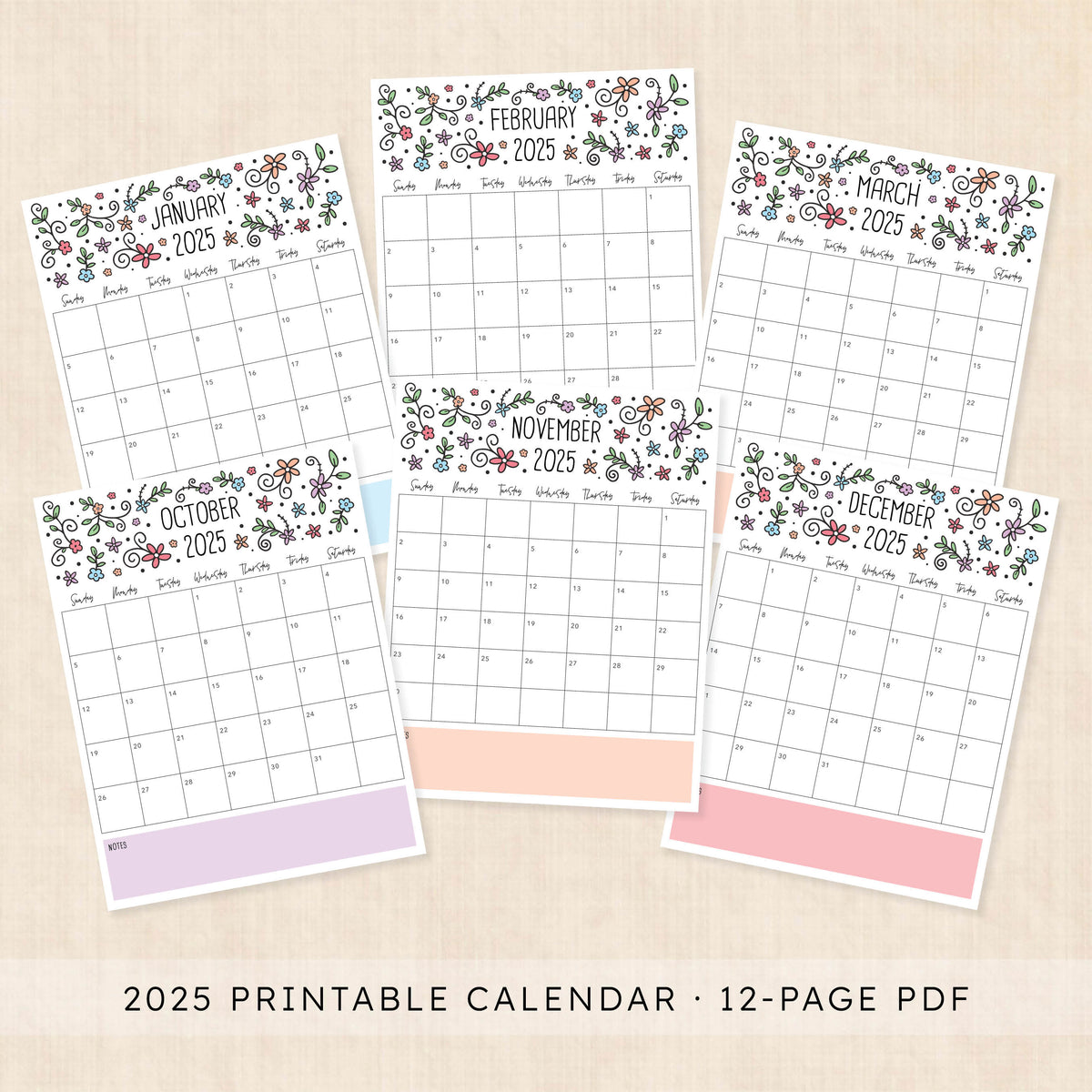 2025 Calendar