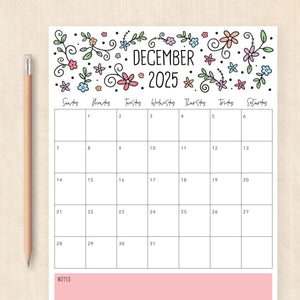 2025 Calendar