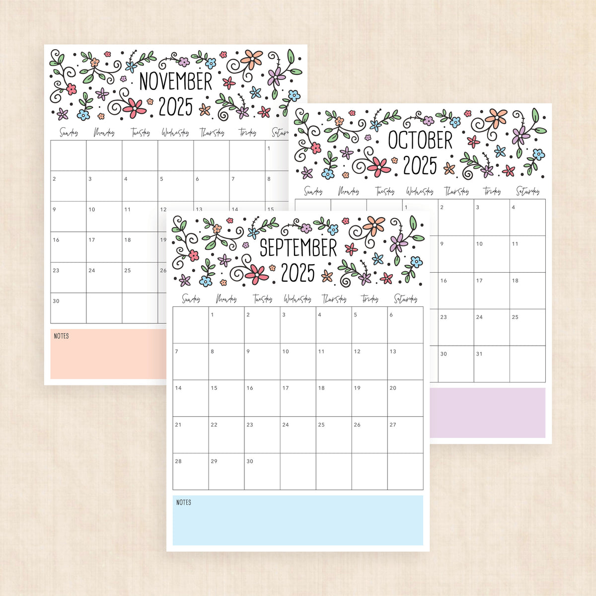 2025 Calendar