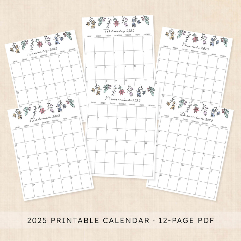 Printable 2025 Calendar