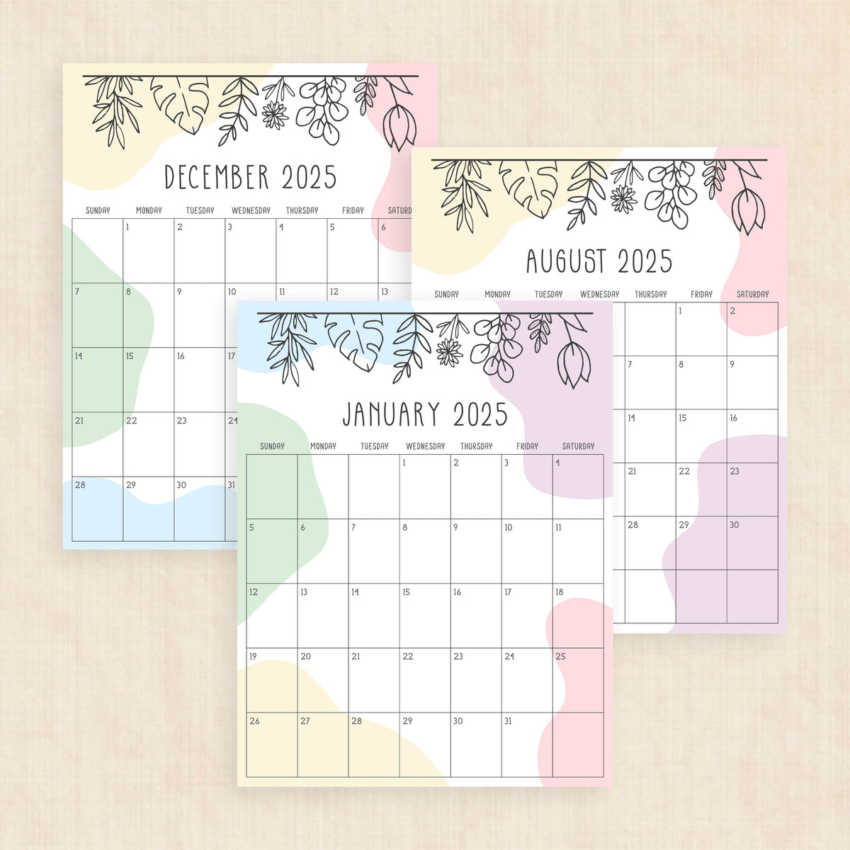 2025 Calendar