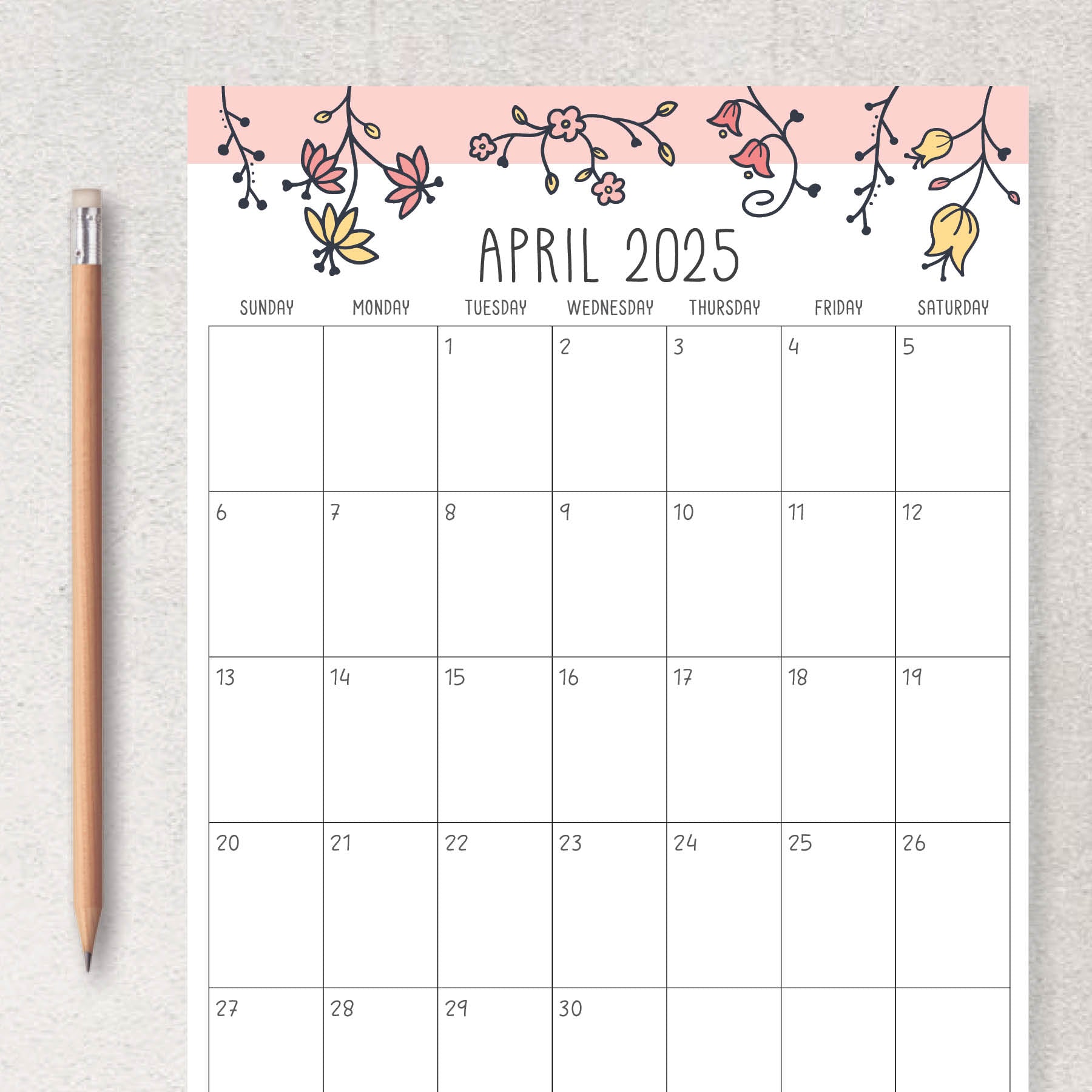 Printable 2025 Calendar