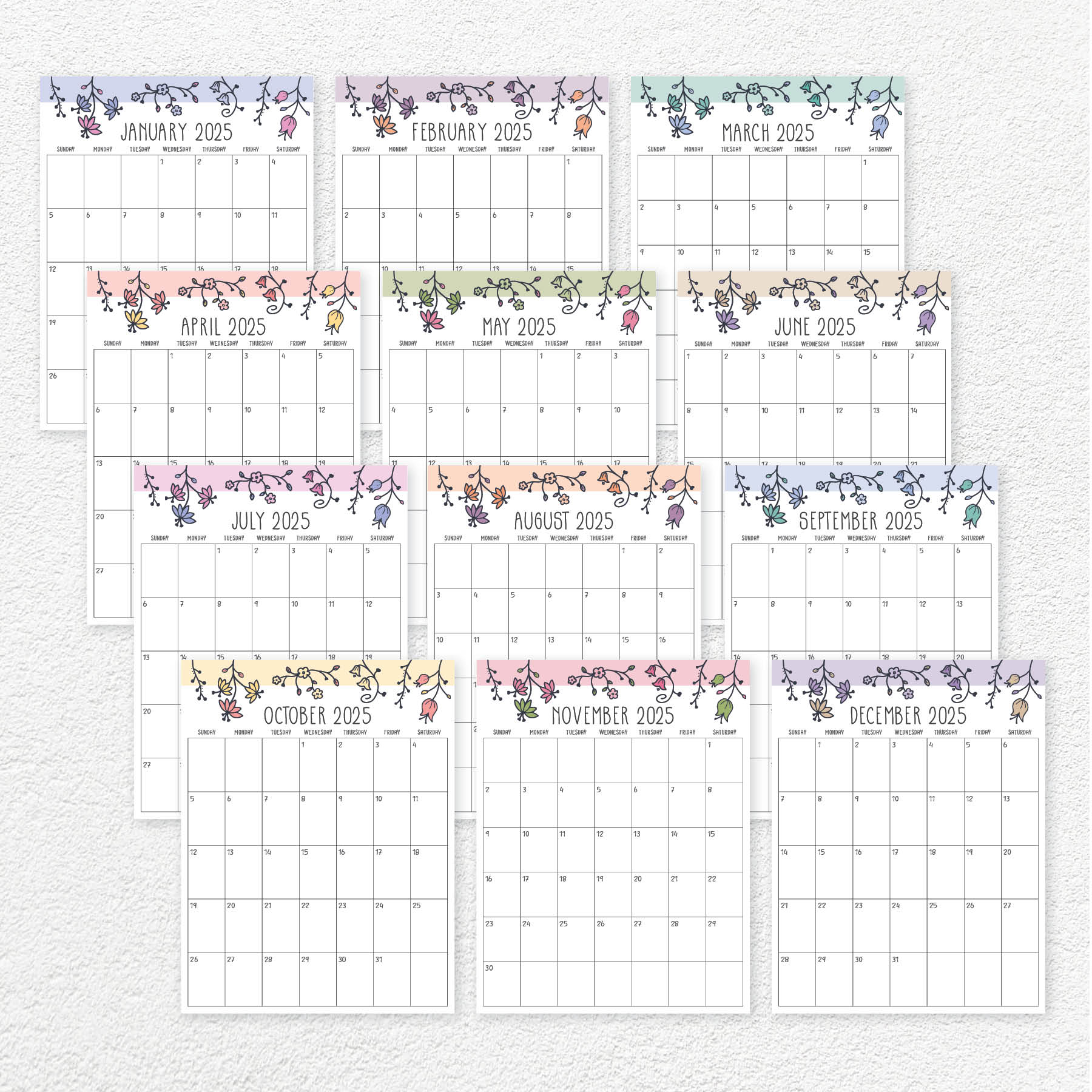 Printable 2025 Calendar