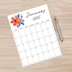 2025 calendar