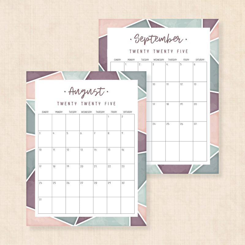 2025 Calendar