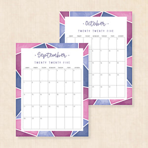 2025 Calendar