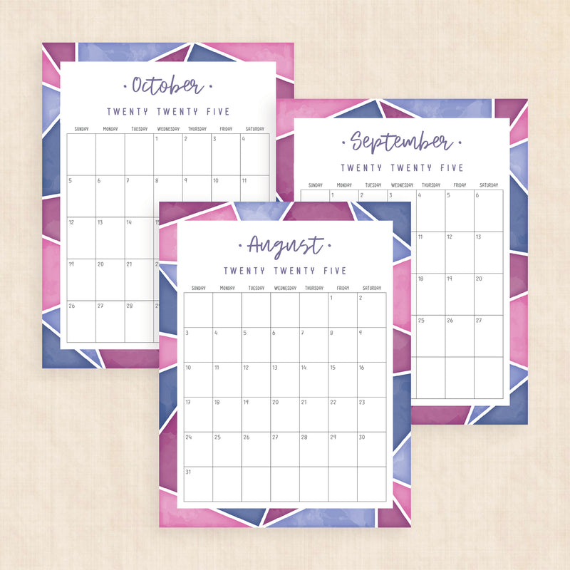 2025 Calendar