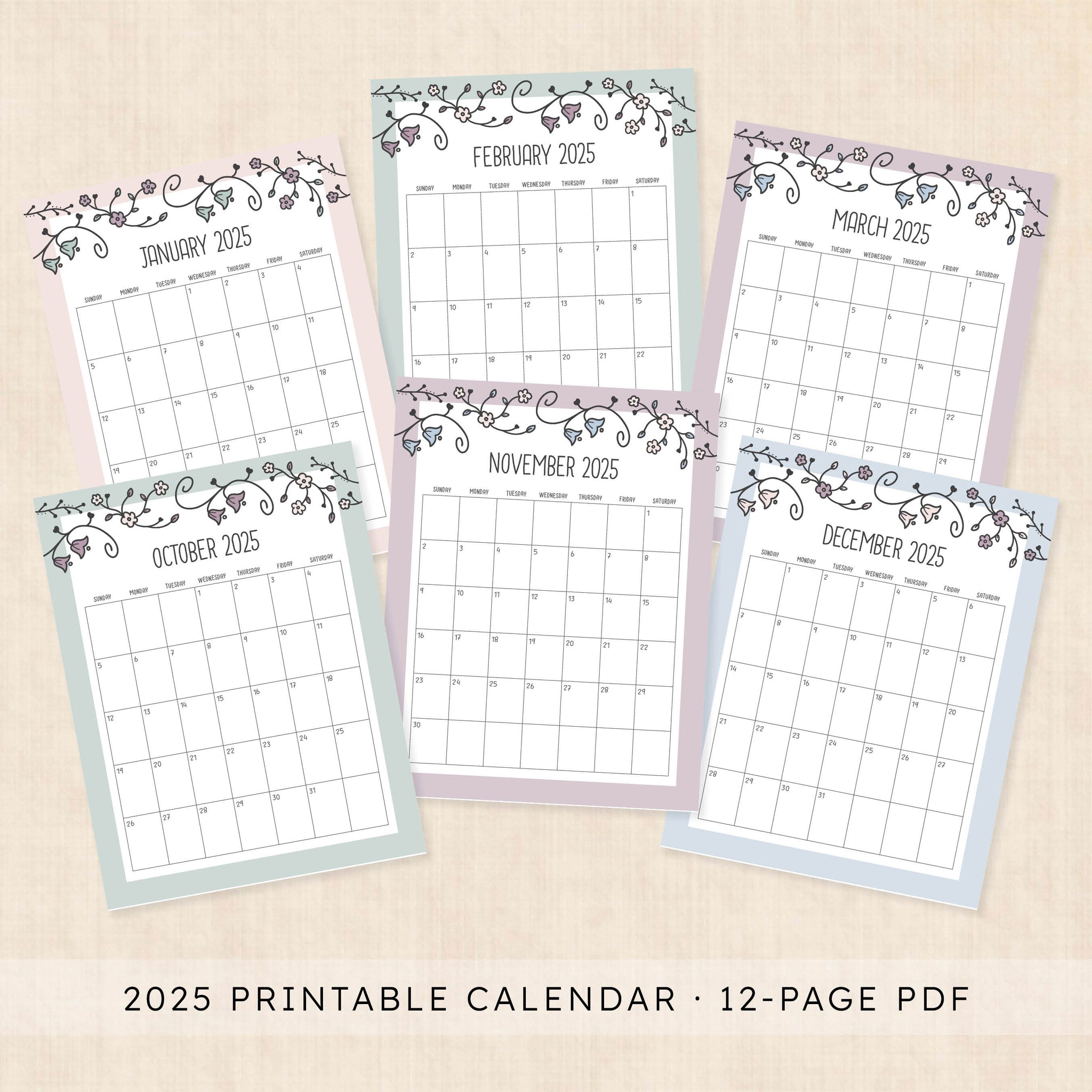 2025 Calendar