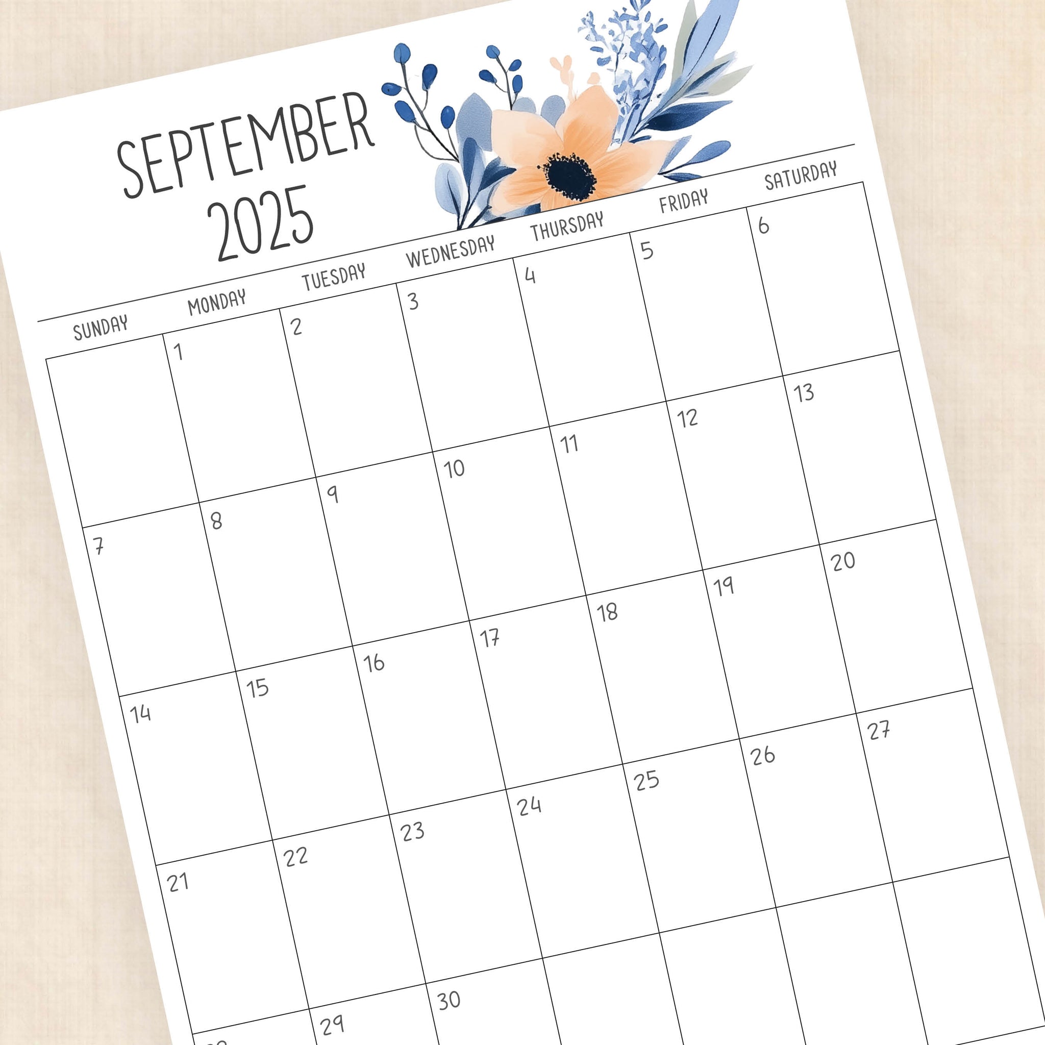 2025 Calendar