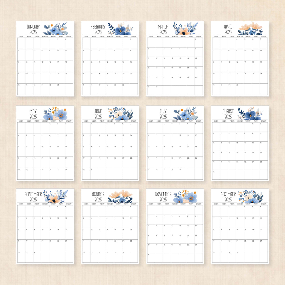 2025 Calendar
