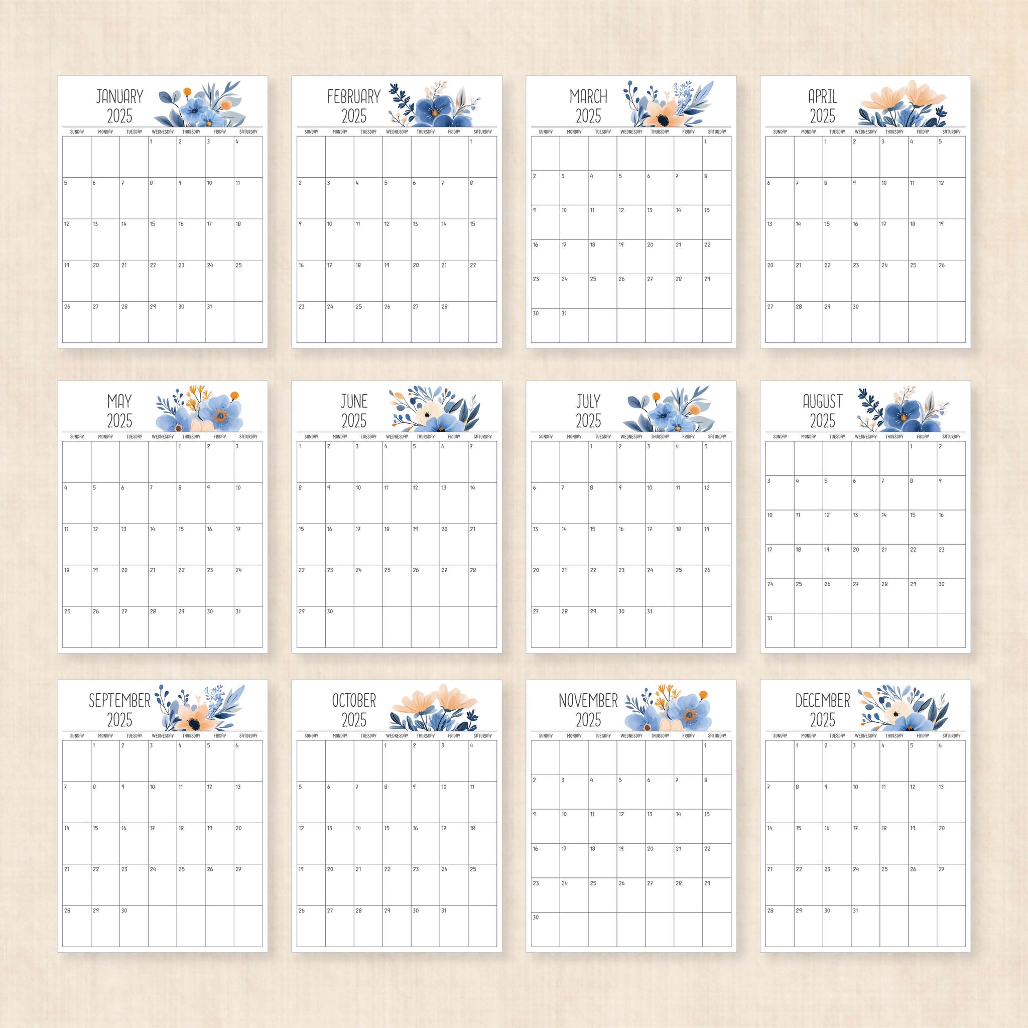 2025 Calendar