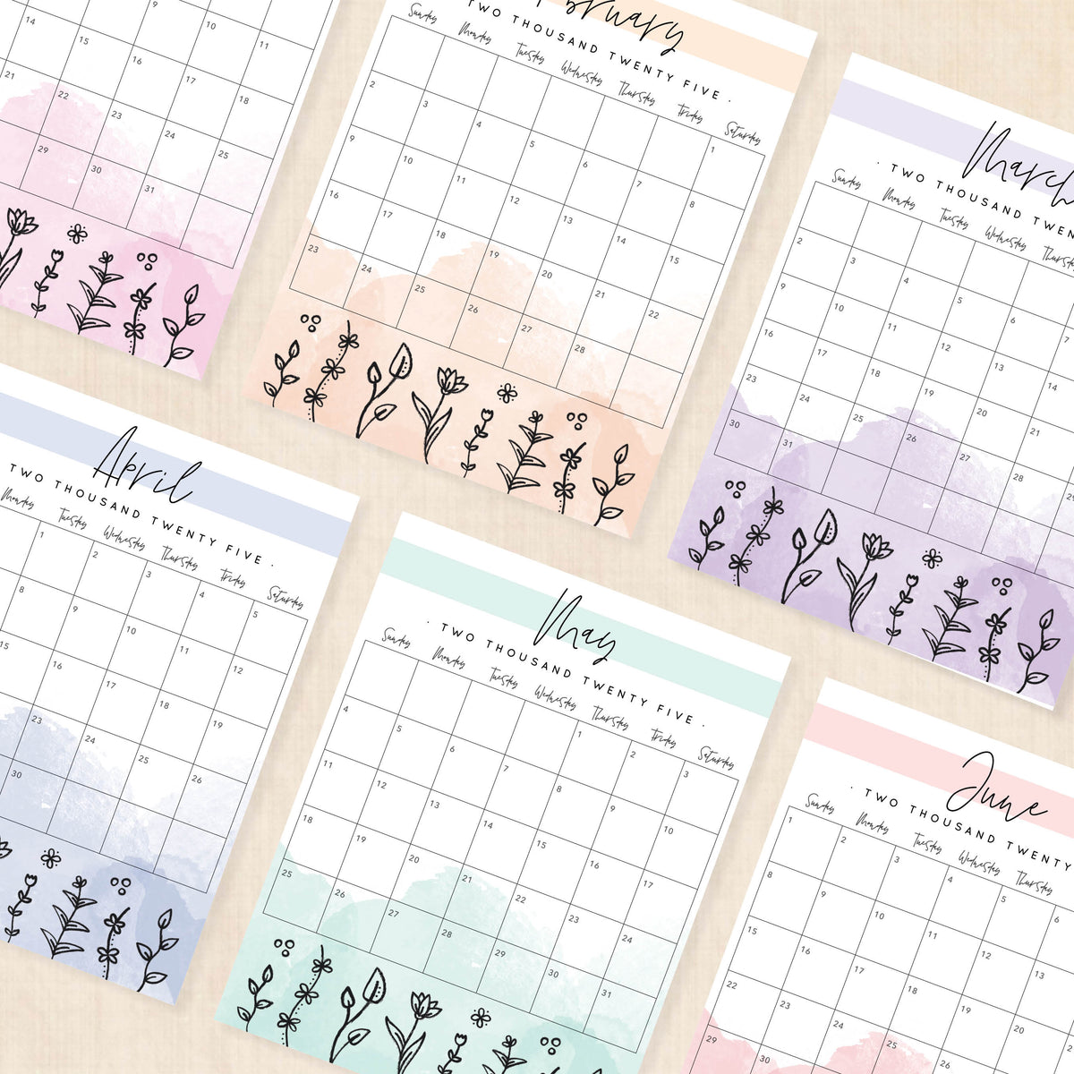 2025 Calendar