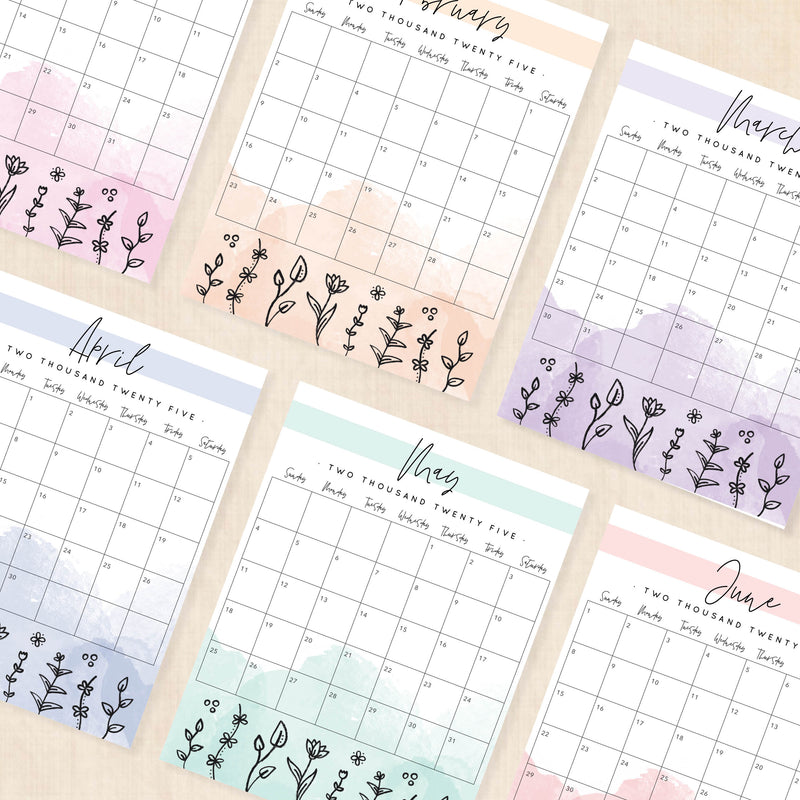 2025 Calendar