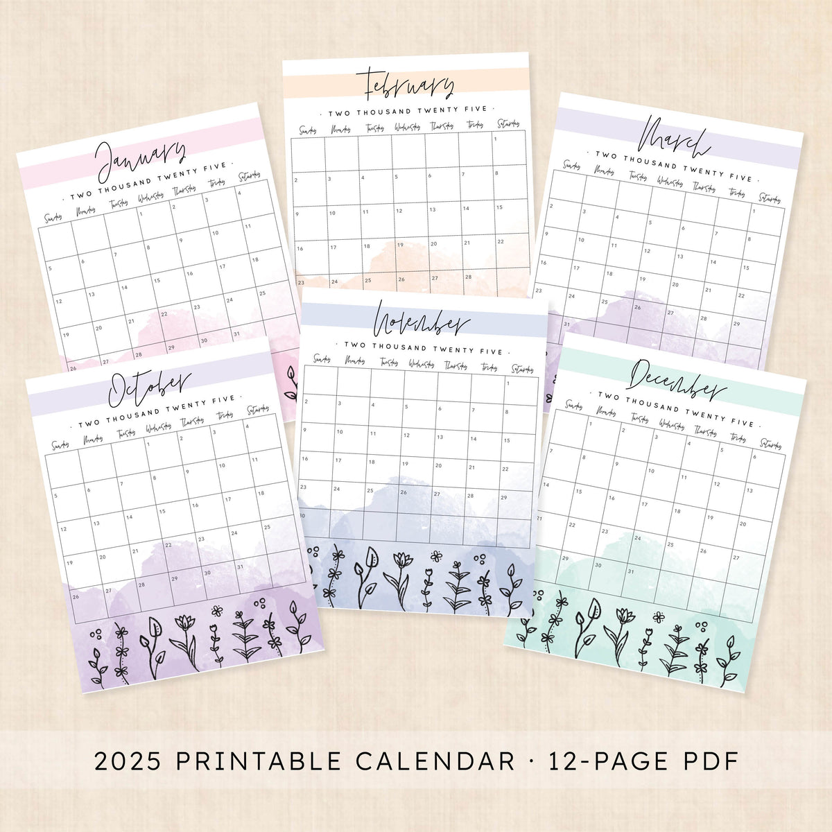 2025 Calendar