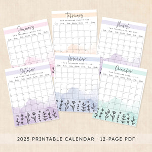 2025 Calendar