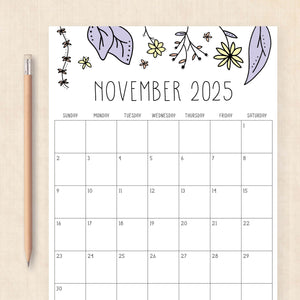 Printable 2025 Calendar