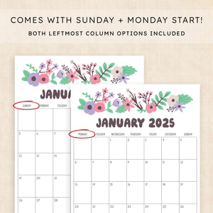Printable 2025 Calendar