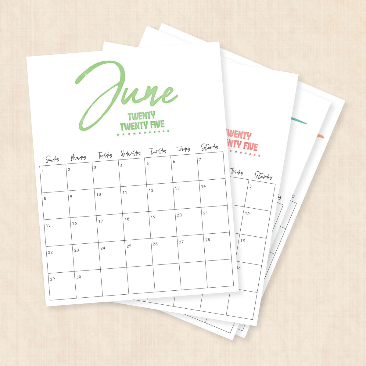 Printable 2025 Calendar