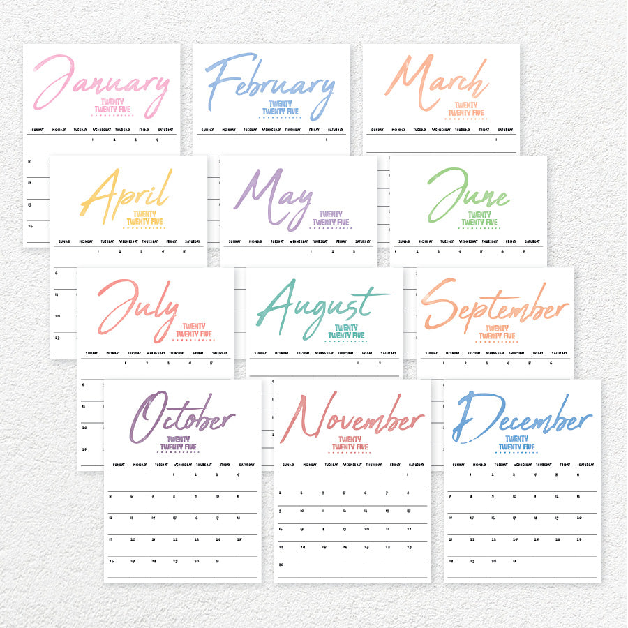 Printable 2025 Calendar