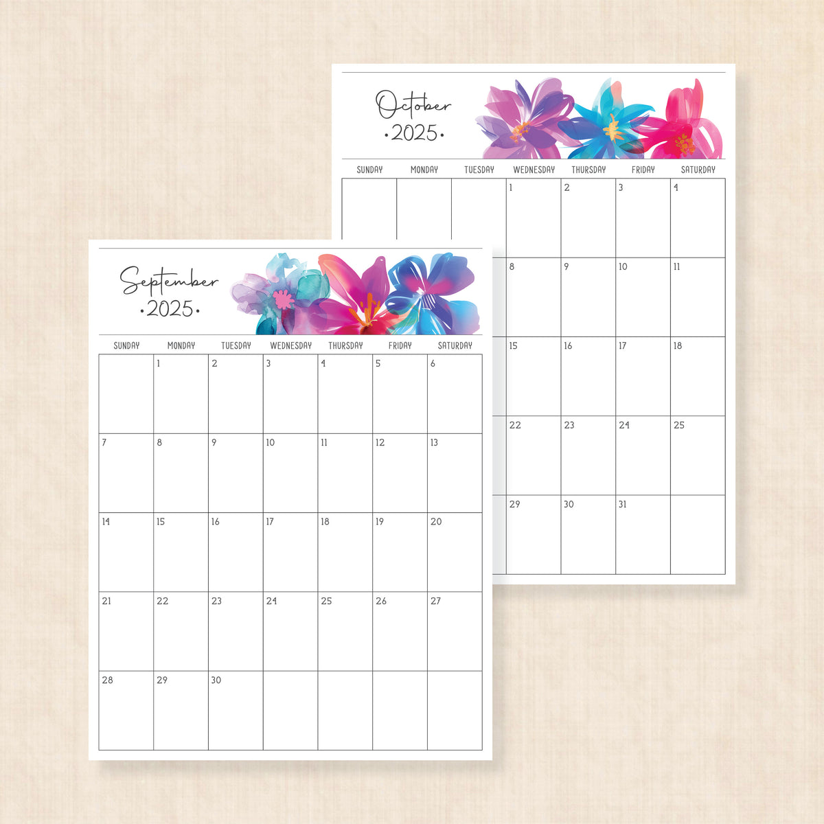 Printable 2025 Calendar