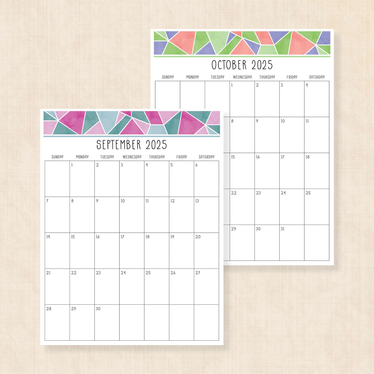 Printable 2025 Calendar
