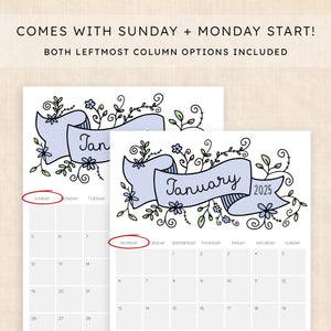 Printable 2025 Calendar