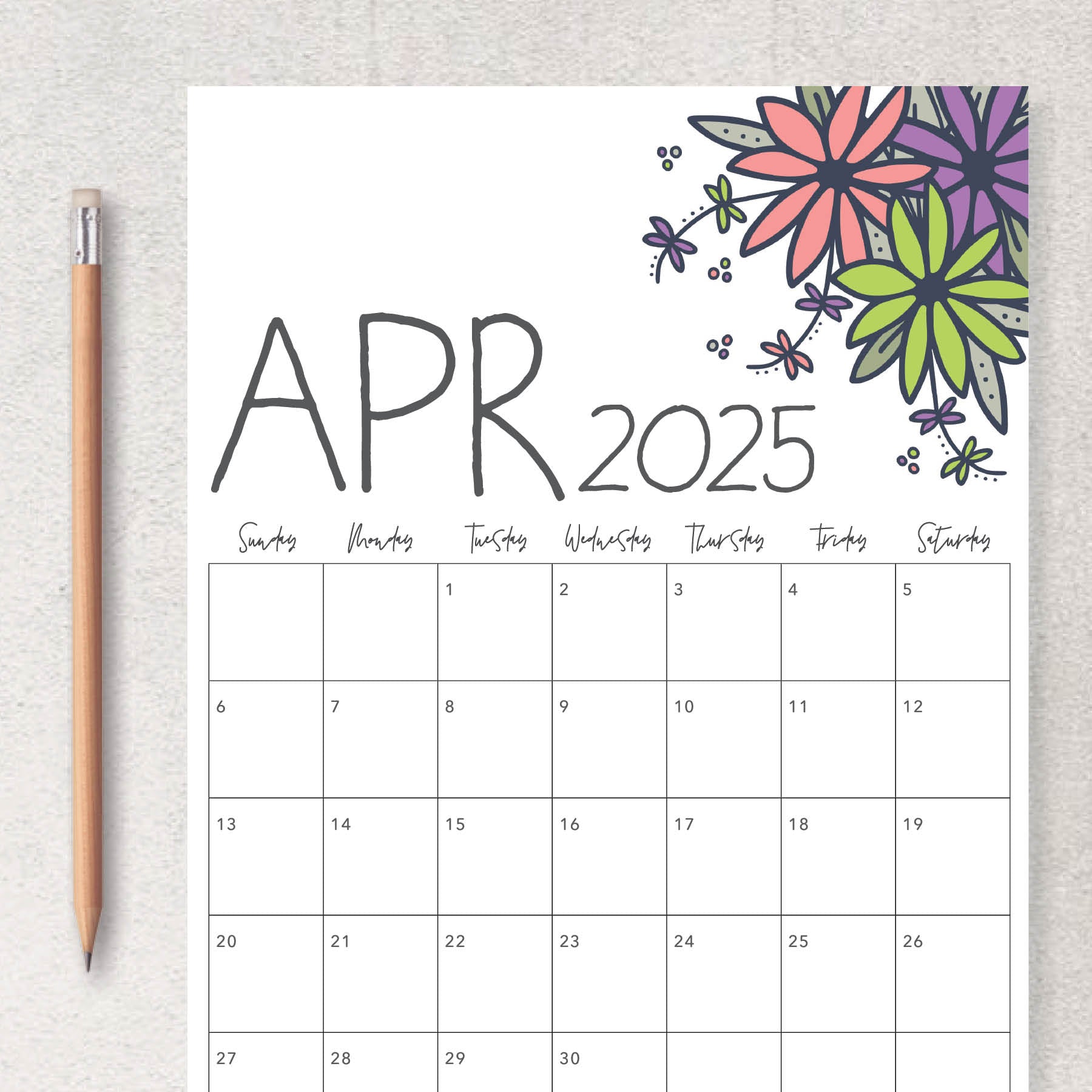 2025 Calendar