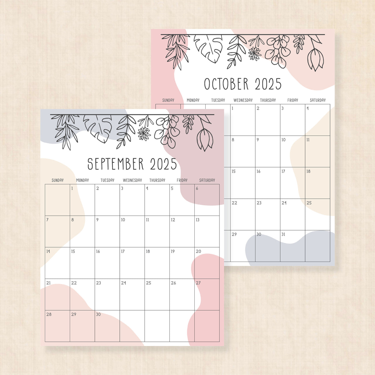 2025 Calendar