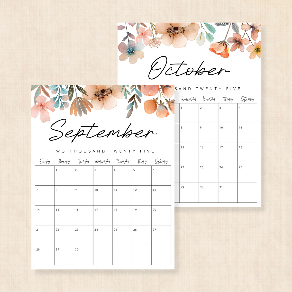 2025 Calendar