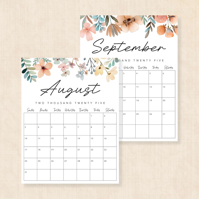 2025 Calendar