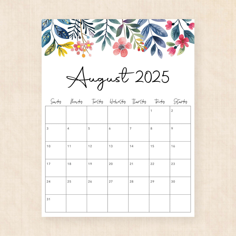 Printable 2025 Calendar