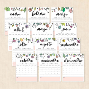 Calendario 2025 para imprimir