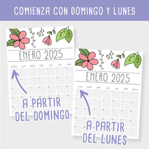 Calendario 2025